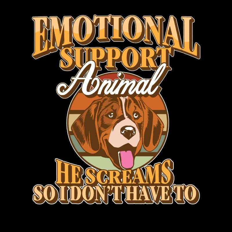 Emotional Support Animal He Screams So I Don't