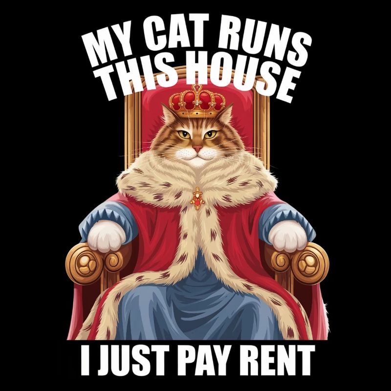 Mon chat dirige cette maison, je ne paie que le loyer