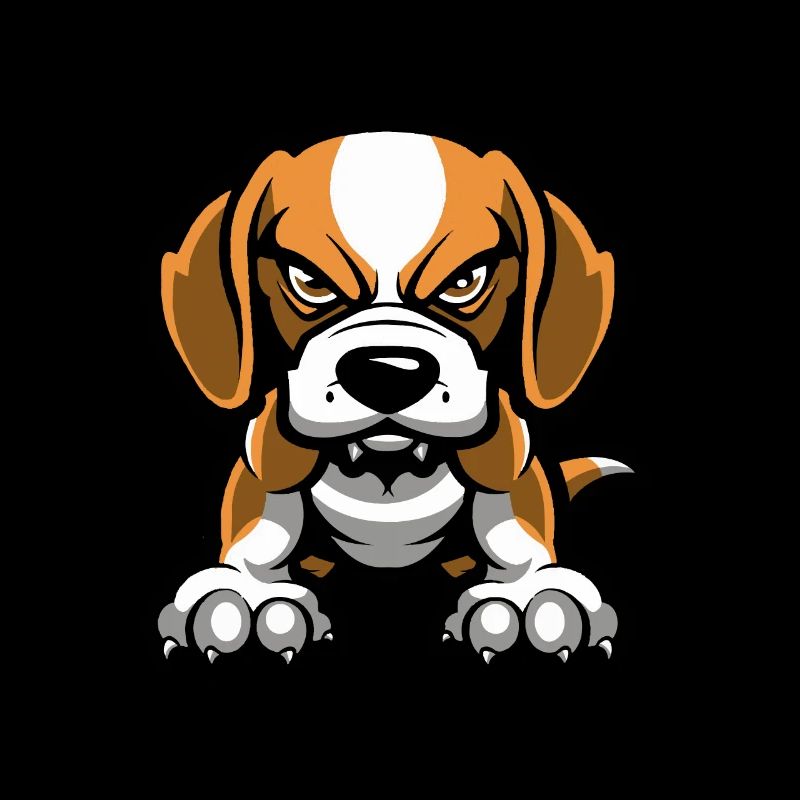 Beagle Hund Maskottchen