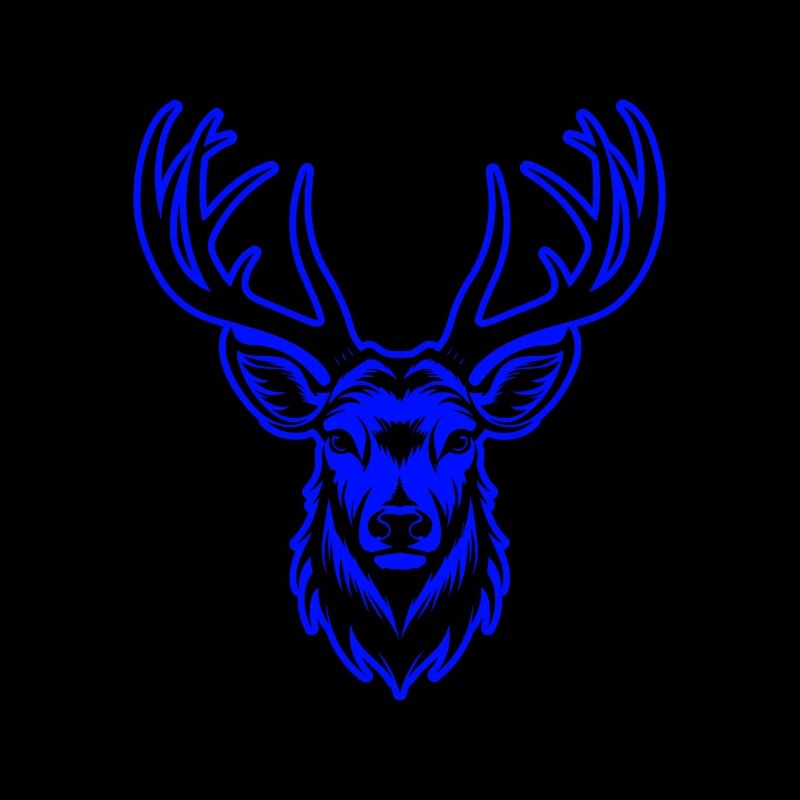 Portrait d’animal cerf