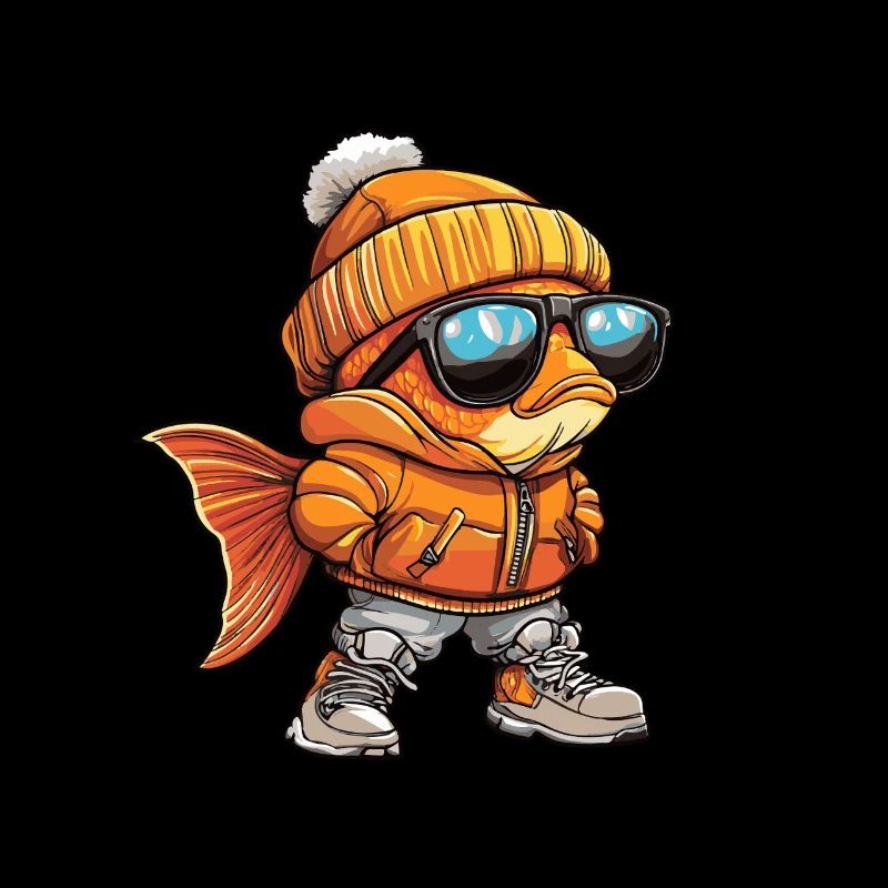 Goldfische Cool Comic