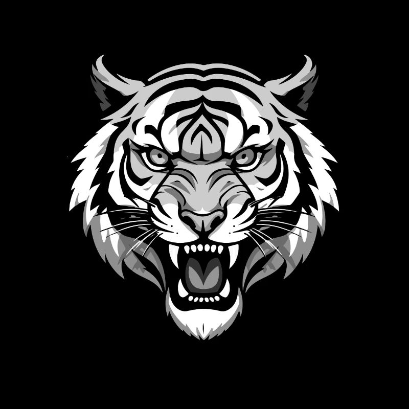 Tiger Kopf