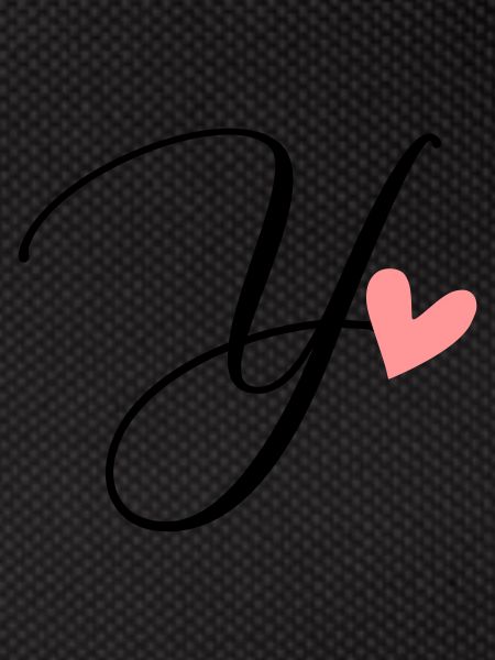 First letter Y letter Ypsilon Calligraphy