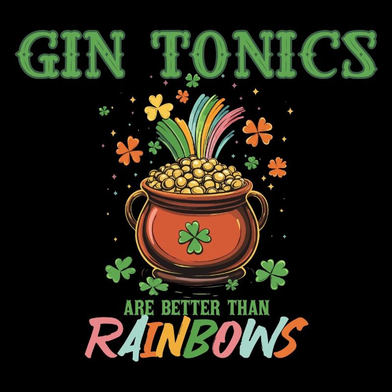 St. Patricks Day Gin Tonics sind besser als