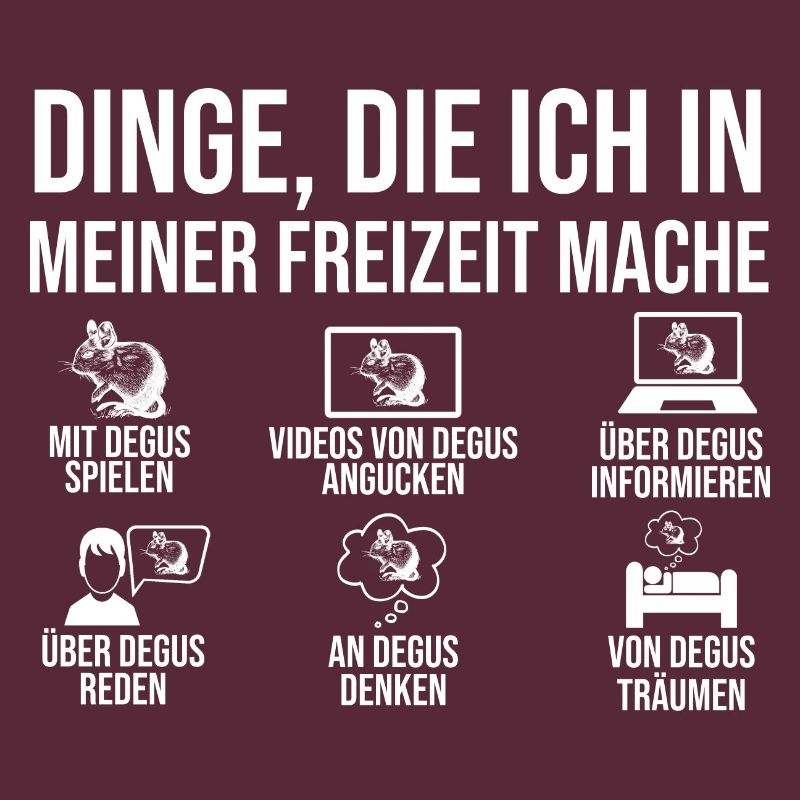 Dinge die ich in meiner Freizeit mache mit Degus