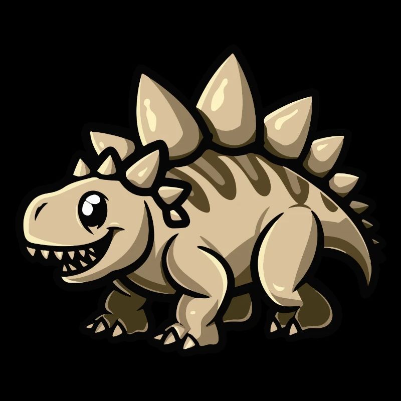 Dinosaur Stegosaurus Comic