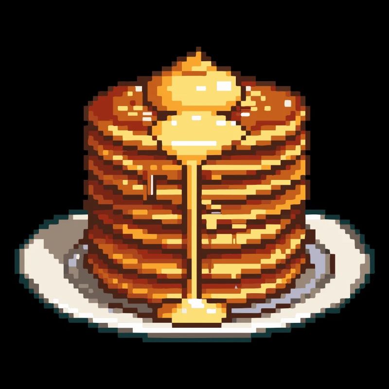 Pancake Pixel Icon