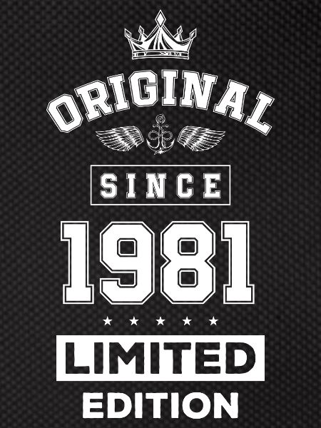1981 limited edition birthday