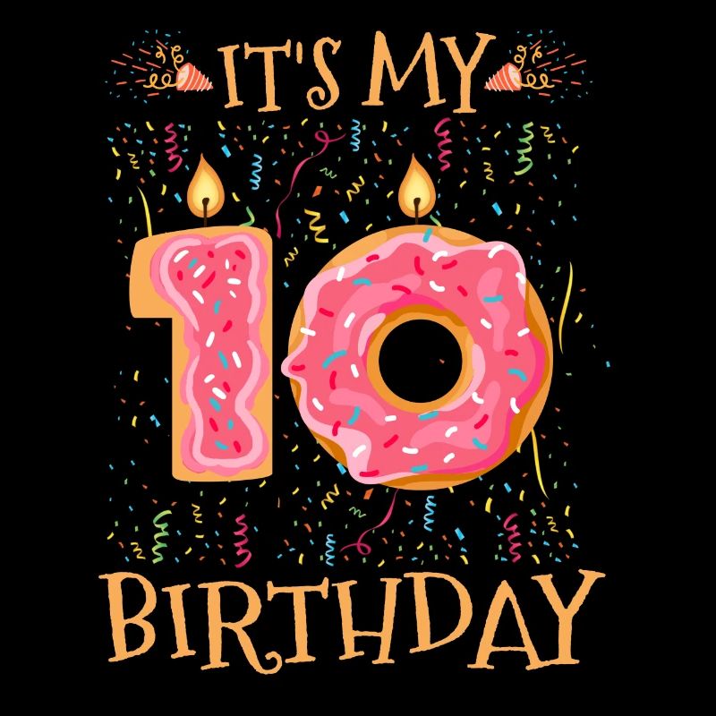 10e anniversaire Bday Dix ans