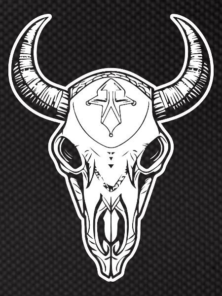 Cow Skull Boho