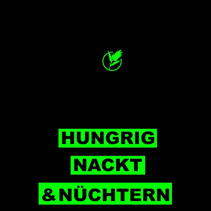 Bauer Hungrig Nackt Nüchtern Protest