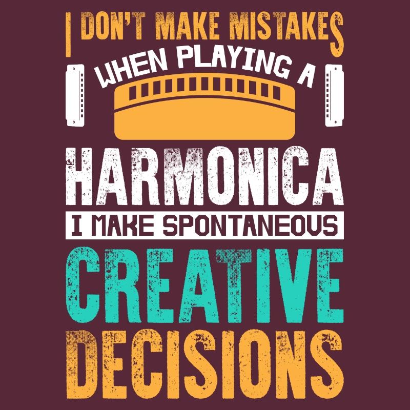 I Don't Make Mistakes When Playing Harmonica
