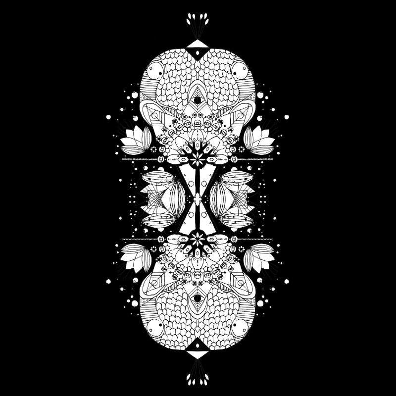 Water lily mandala