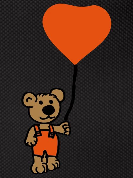 bear with baloon