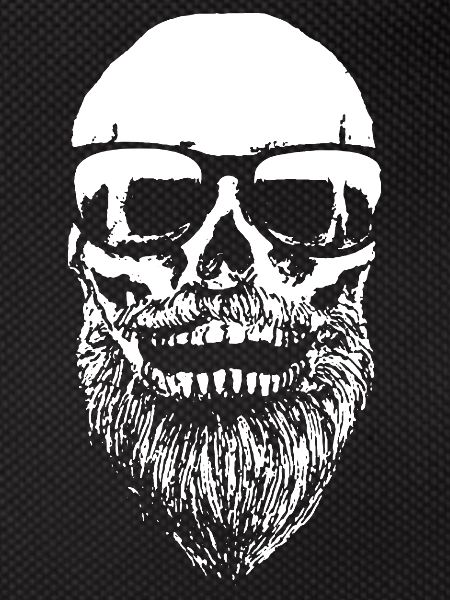 Bart skull hipster
