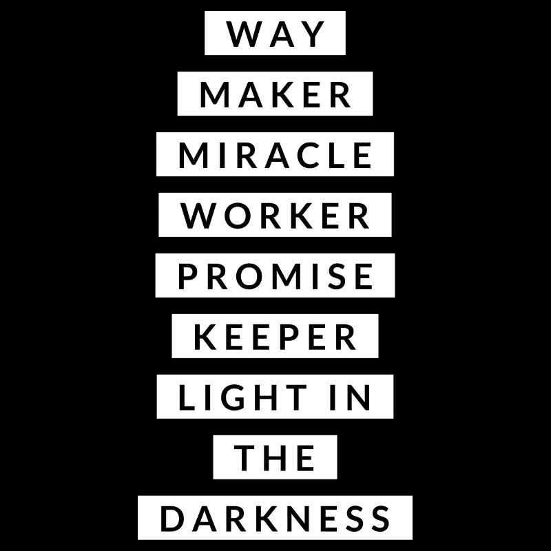 Waymaker Miracle Worker Promise Christlich Glaube