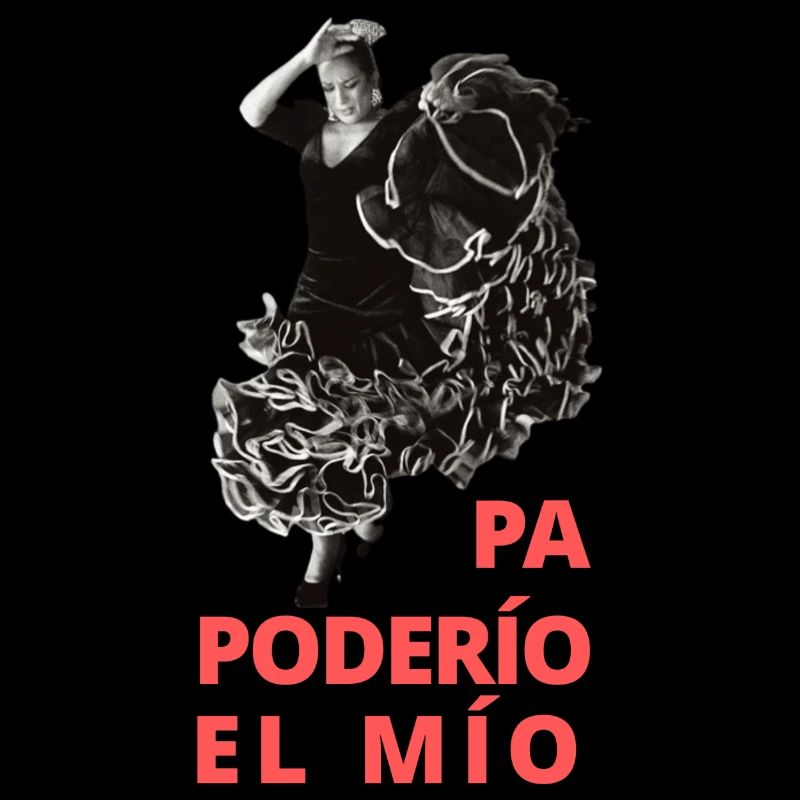 Lola Flores _ Pa poderio, el mio - rouge - noir