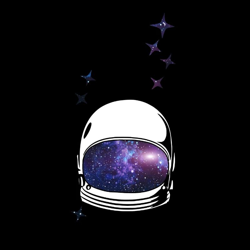 Astronaut Helmet Space Galaxy Stars Gift