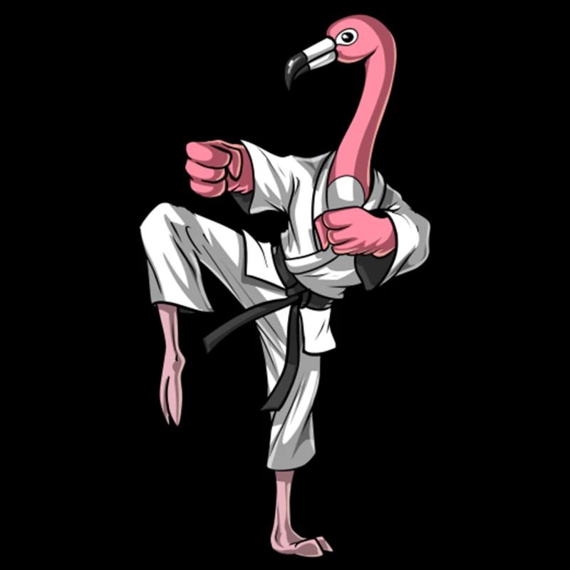 Flamingo Bird Karate
