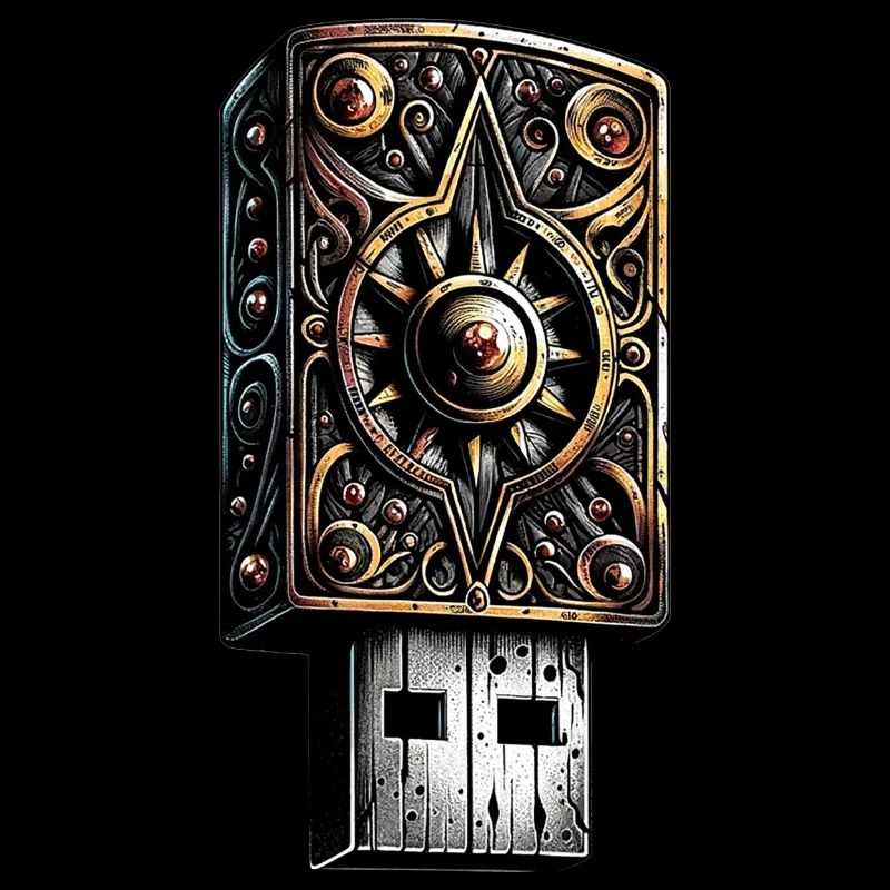 Dunkler USB-Stick