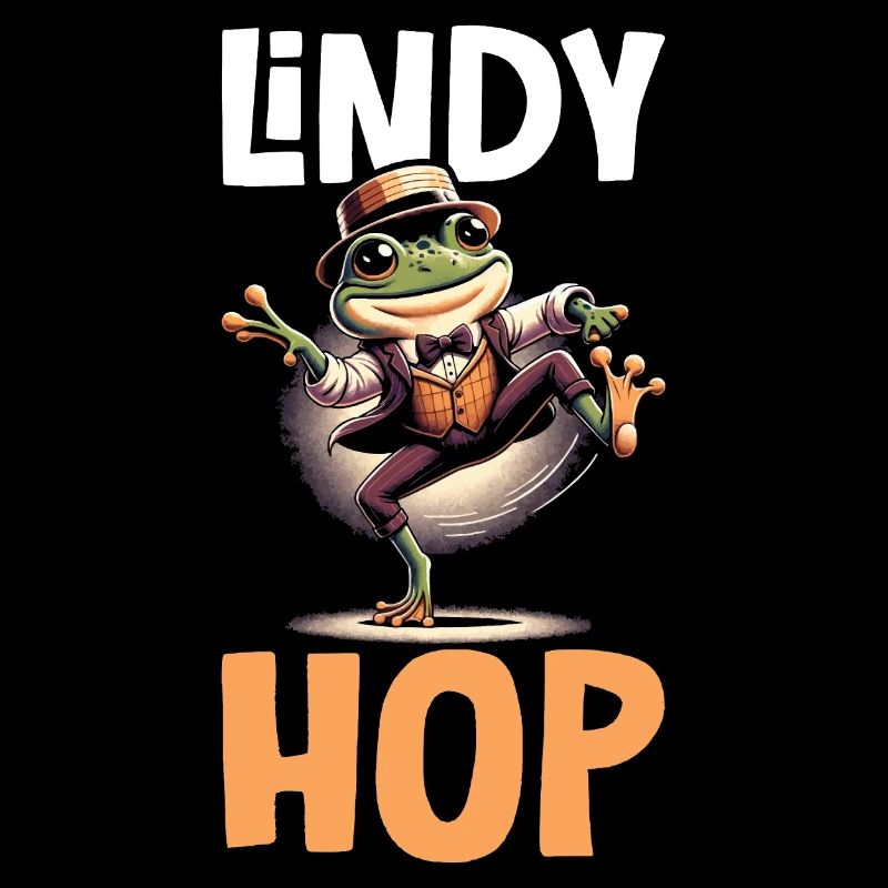 Lindy Hop Dancer Swinging Dancing Swing Dance