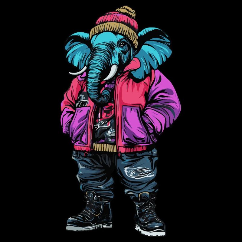 Mode d’hiver éléphant