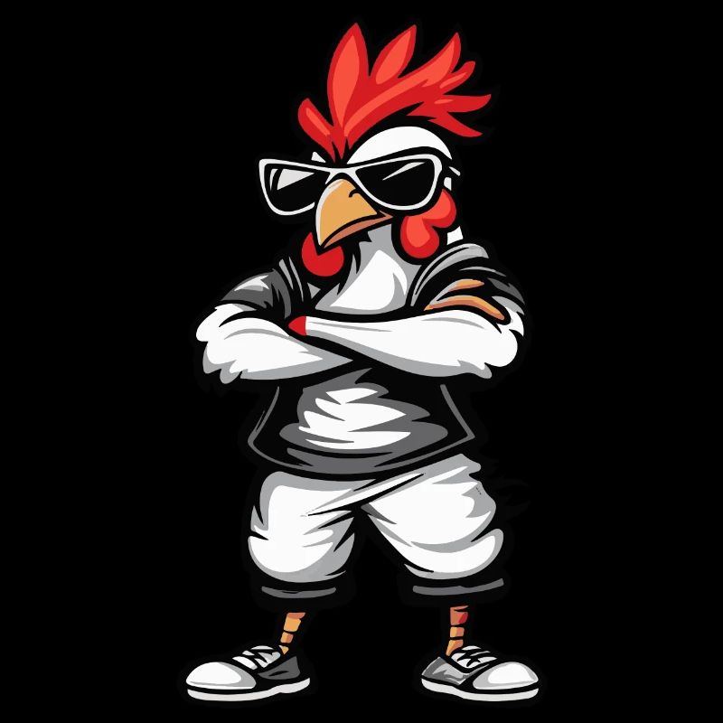 Coq Bande Dessinée Cool