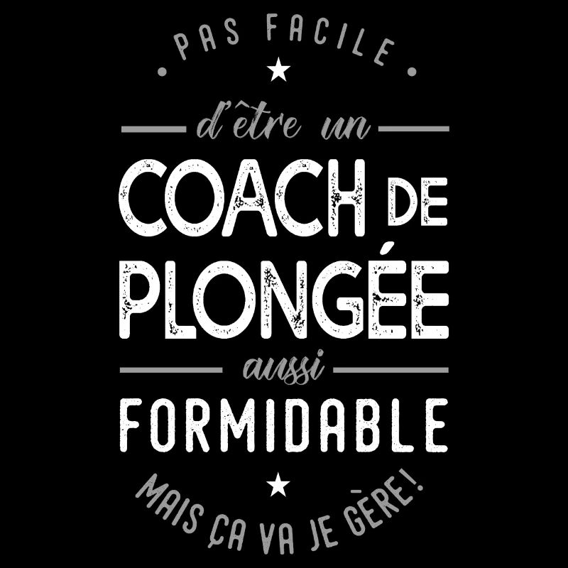 coach Plongée formidable cadeau sport plongée
