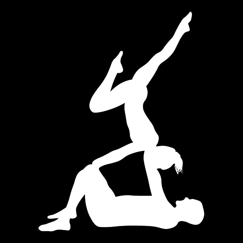 Retro Graphic Gymnast Gymnastics Acrobat Acrobatic