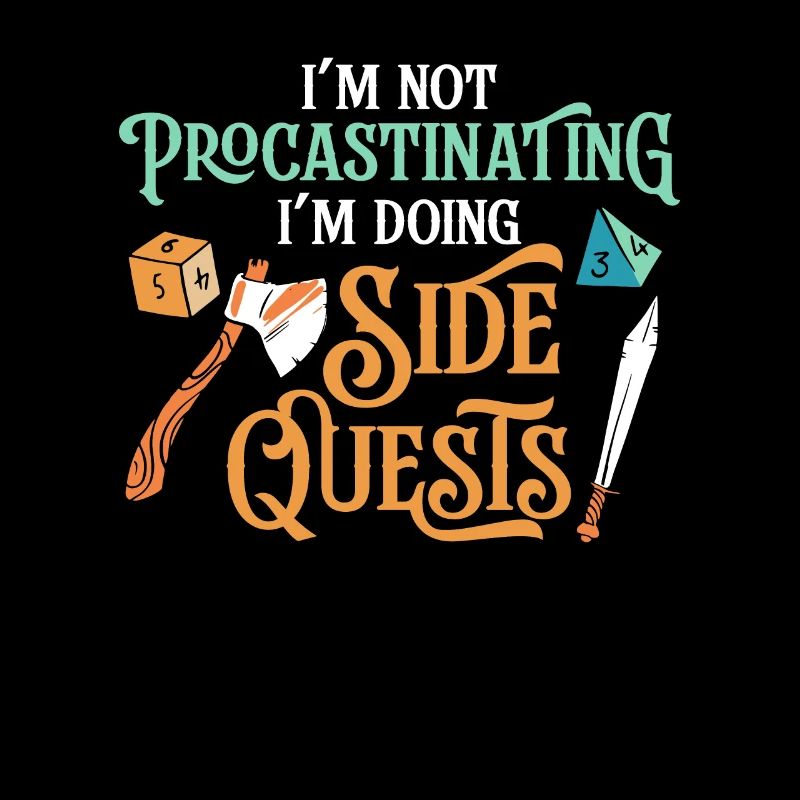 I'm Not Procrastinating Side Quests Rollenspiel