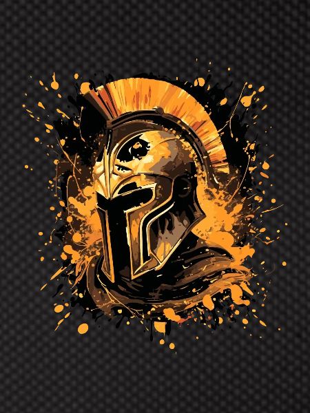 Spartan Helmet Warrior