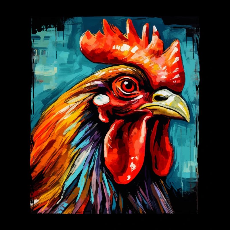 Portrait de coq
