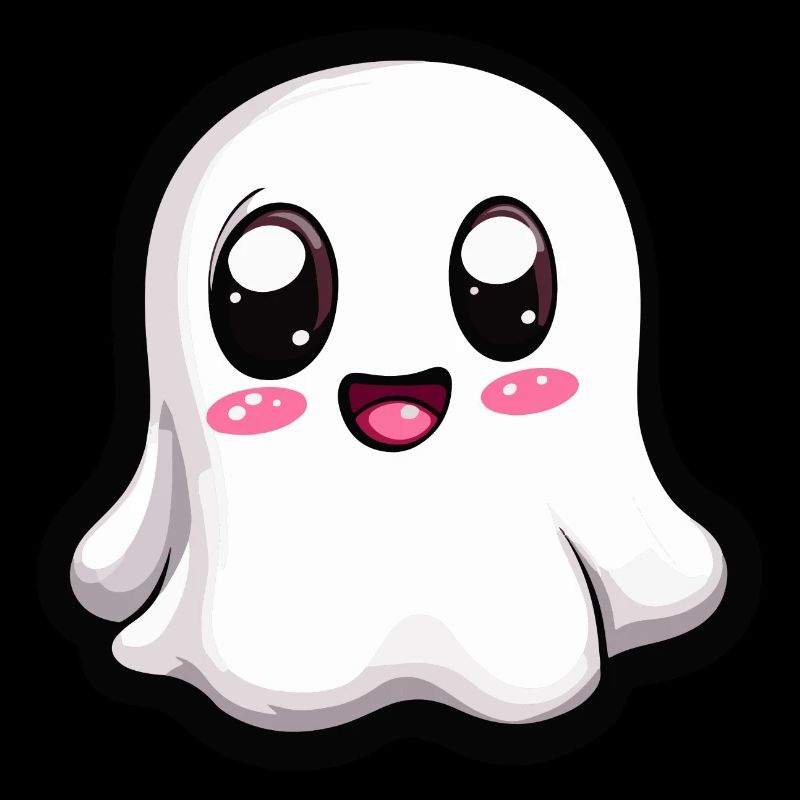 Geist Halloween Comic Kawaii