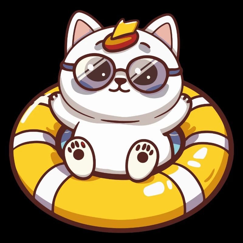 Bande dessinée d’été chat