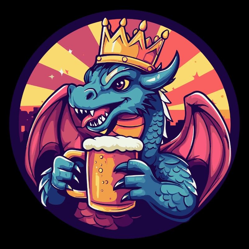 Drache Bier Comic