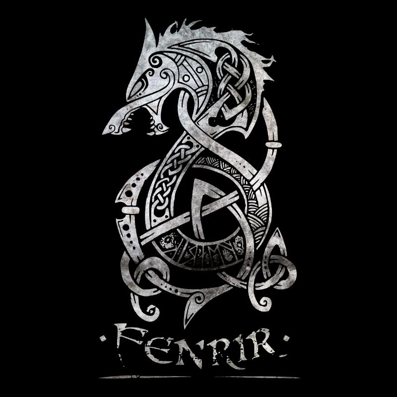 Fenrir Wolf - Oldstyle Walhalla Design