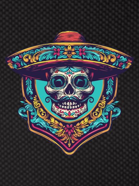 Mexican Skull Sombrero