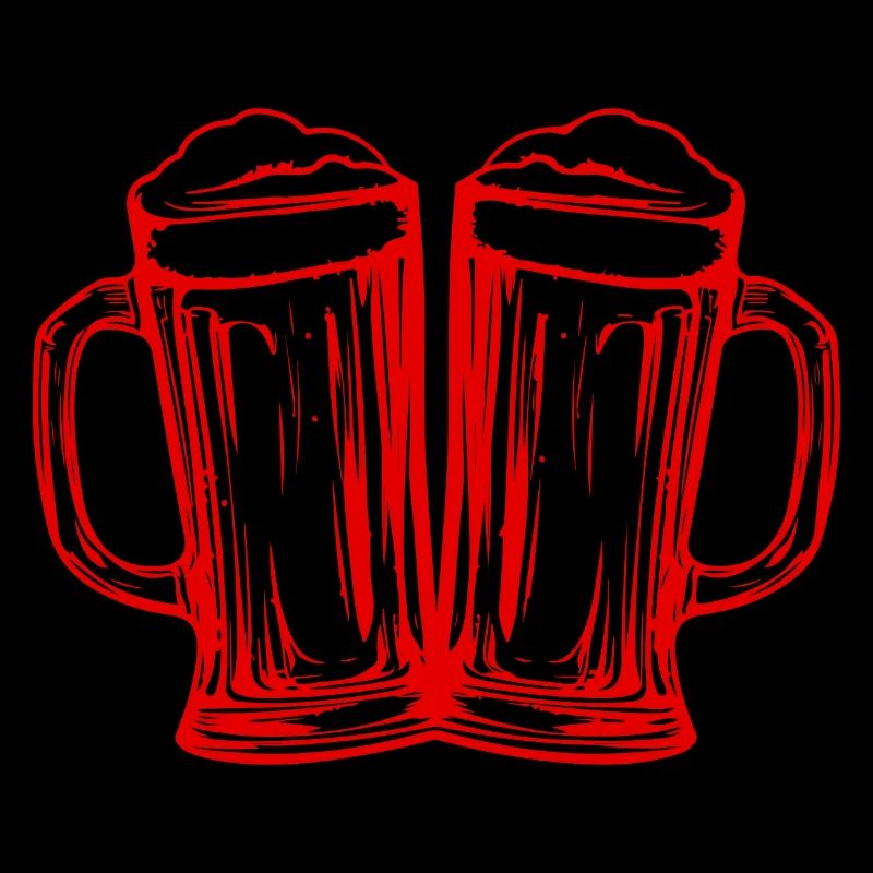 Bierkrug Prost Bier Drinking
