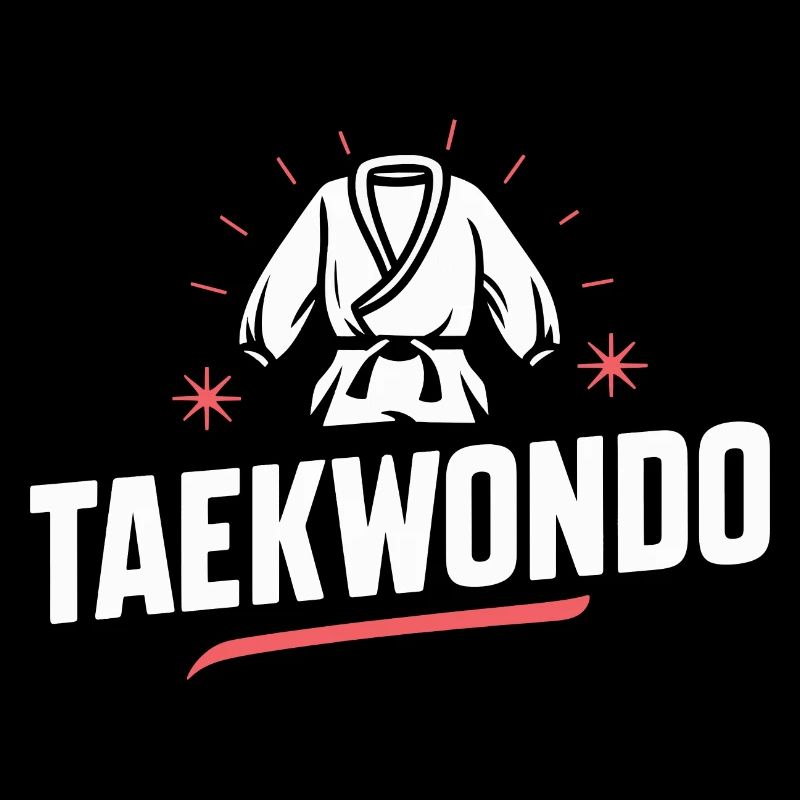 Taekwondoin Kick Kampfkunst Training Geschenk