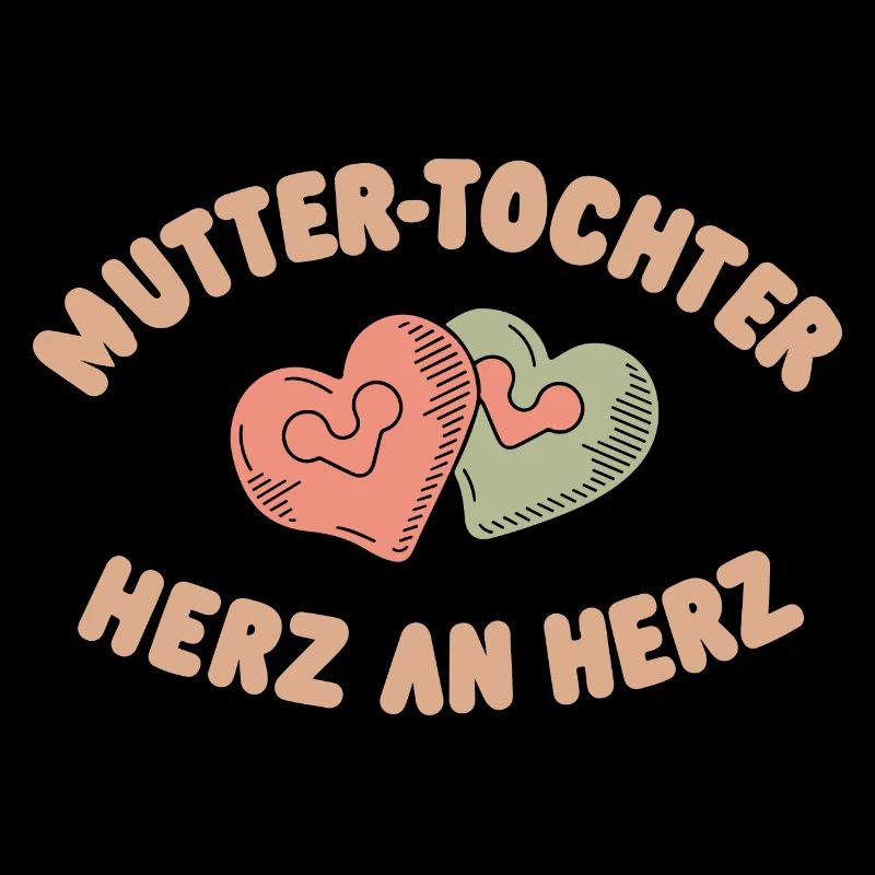 Mutter-Tochter Herz an Herz: Beste Mama Muttertag