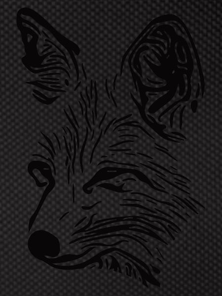 Fox Portrait Drawing