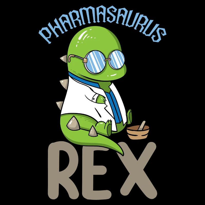 Pharmasaurus Rex Funny Pharmacist Dinosaur