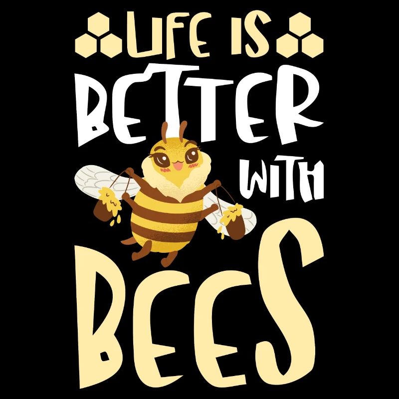 Life Is Better With Bees Funny Beekeeper Bumble