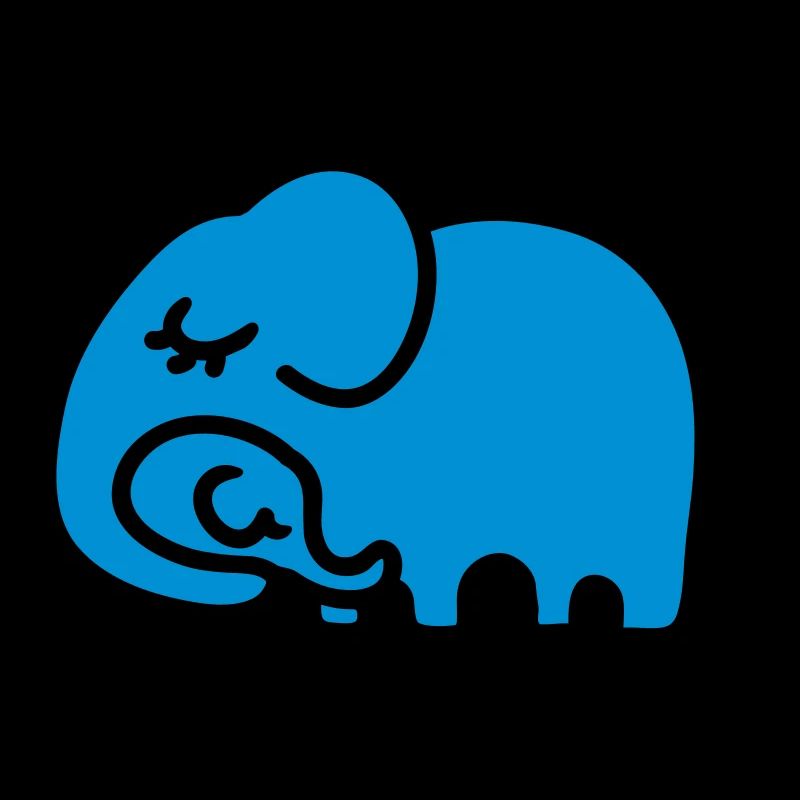 Mother - child elephant