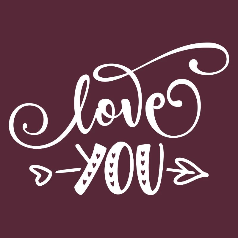 Love You Charm Between Hearts and Arrows Pattern