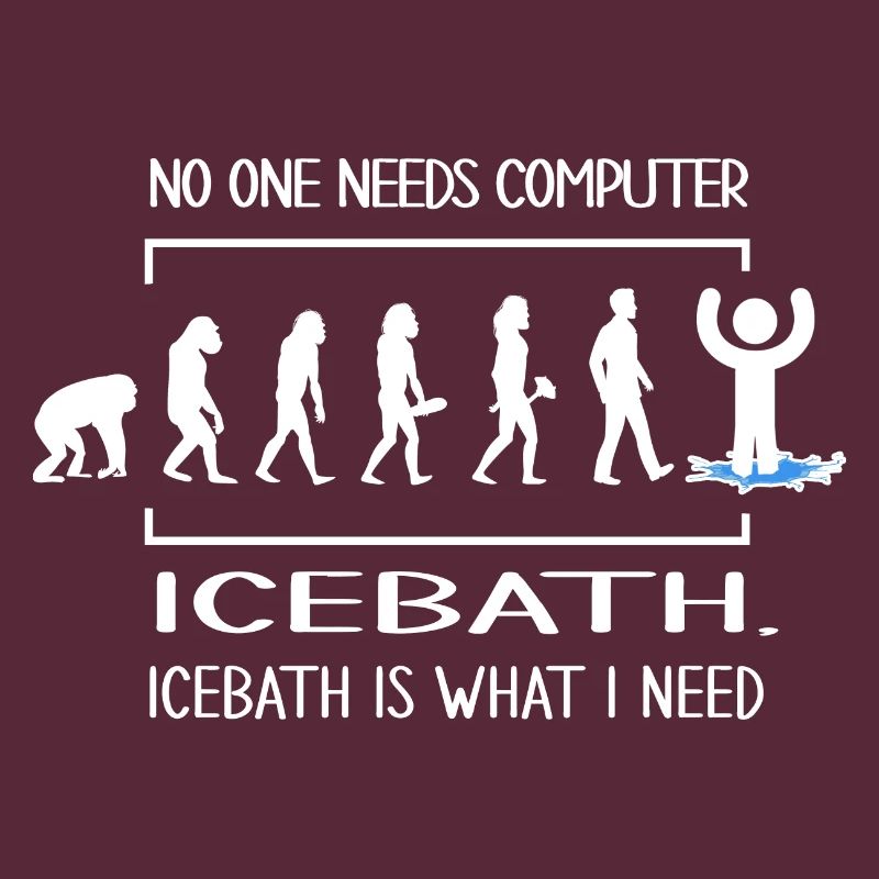 winter bather icebath ice hole evolution bathing