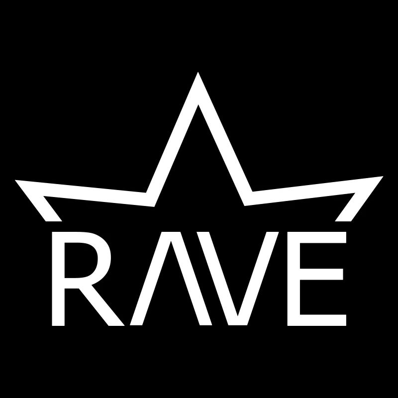 Rave Crown Design Techno Festival Electro
