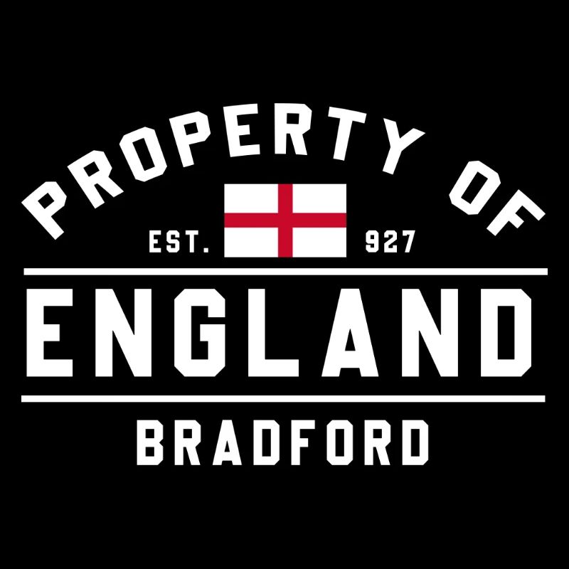 England Bradford Flag Text