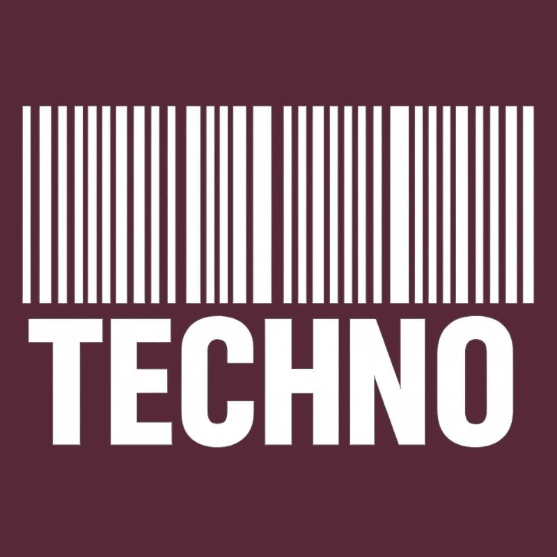 Techno Barcode Pattern