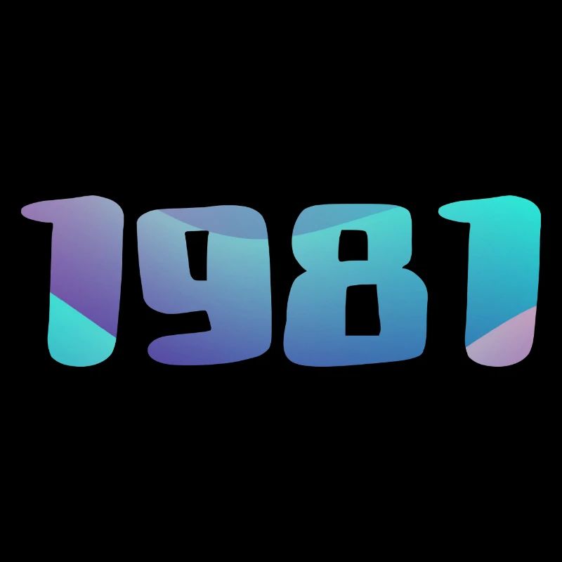 Cadeau Anniversaire 1981 Millésime 1981 Rétro 1981
